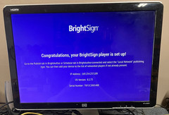 BrightSign HD1024 Media Digital Signage Player Expanded I/O 4K HTML5 TESTED
