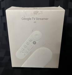 Google TV Streamer 4K 32GB HDR Voice Remote Porcelain New, Open Box