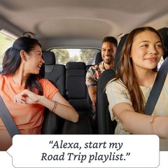 Echo Auto (1st gen) – Hands-free Alexa in your car with phone Black