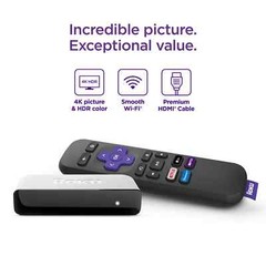 Roku Premiere|4K/HDR Streaming Media Player, High Speed HDMI, Standard Remote