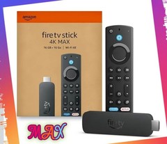 AMAZON FIRE TV Stick 4K MAX, Wi-Fi 6E, 2.0 GHz, 16GB/ALEXA Voice Remote 2026