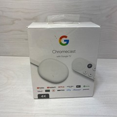 Chromecast with Google TV 4K HDMI Plug & Play Content Streaming with Remote NEW