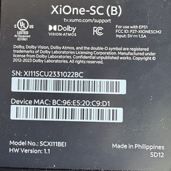 Xfinity SCXI11BEI XiOne-SC(B) Stream Box Excellent Condition- No Remote