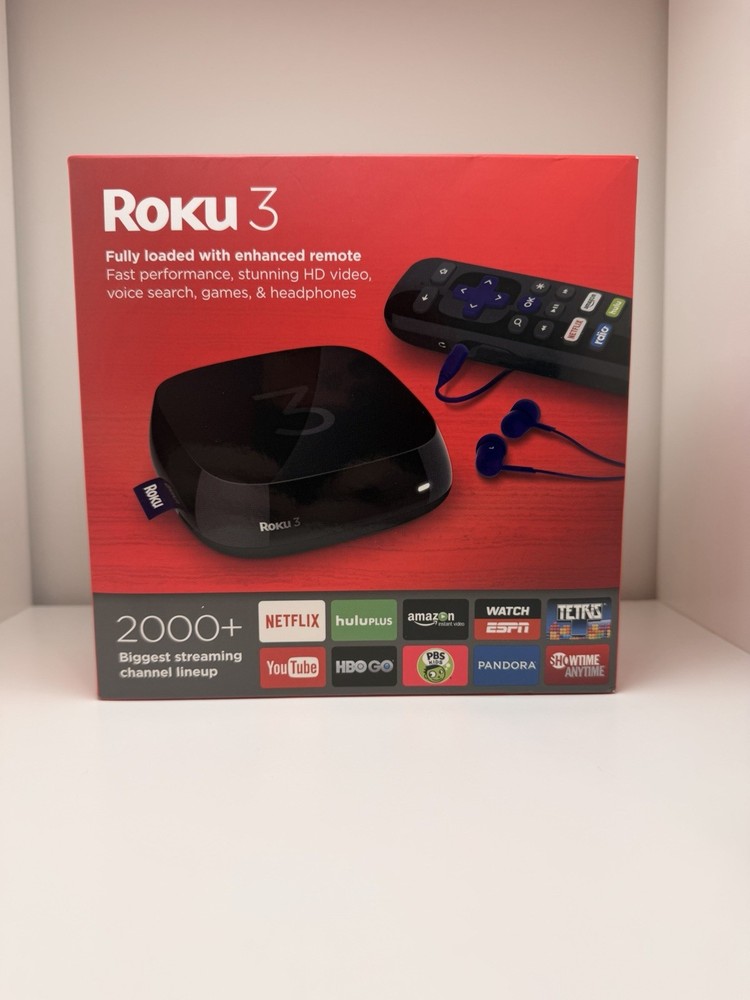 Roku 3 (3rd Generation) Media Streamer 4230R – Black