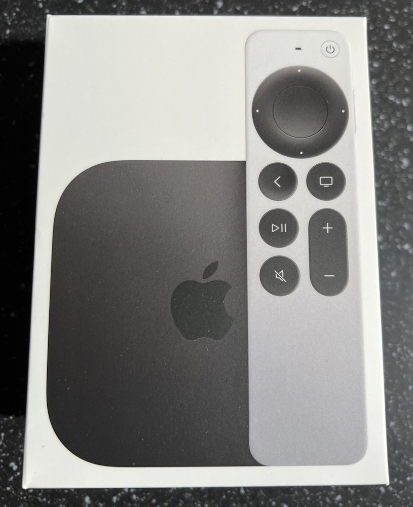 EMPTY BOX ONLY W Insert Apple TV 4K 3rd Gen MN893LL 128GB Wi-Fi + Ethernet