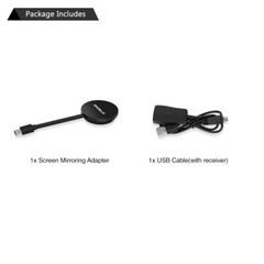 4K Miracast Dongle HDMI Wireless Mirror Screen Adapter Airplay For TV Monitor