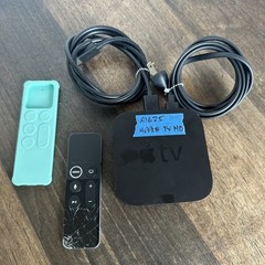Apple TV HD 4th Gen A1625 MR912LL/A 2GB RAM 32GB w/Power Cable and Remote**
