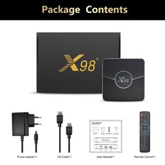 X98 Plus 11.0 Box Amlogic S905W2 UHD 4K Media Player 2.4G/ UZTV
