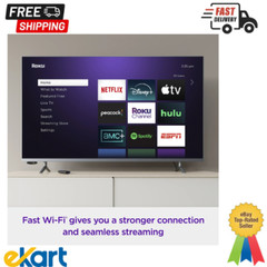 Roku Express 4K+ | Roku Streaming Device 4K/HDR, Roku Voice Remote, Free & Live