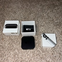Apple TV: A1469 3rd Generation Media Streamer W/ Remote (No Power Cord)