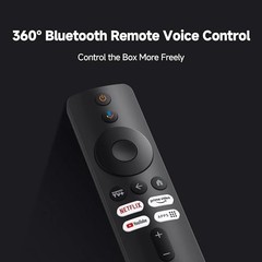 4K UHD Android TV Box, Dolby Vision & DTS:X, WiFi 6, 2GB RAM, 32GB Storage, Voic