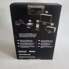 Sonos Bridge Wireless HiFi System White w/ OEM Power Supply And Ethernet Cable