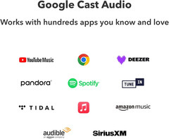 Pro Airplay 2 Receiver, Google Cast Audio, Wifi Multiroom Streamer, Compatible w