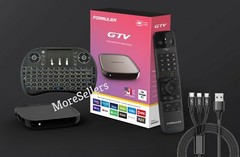 Used (Open Box ) Formuler Gtv Android Tv 9.0 + Extra Wireless Keyboard + Charger
