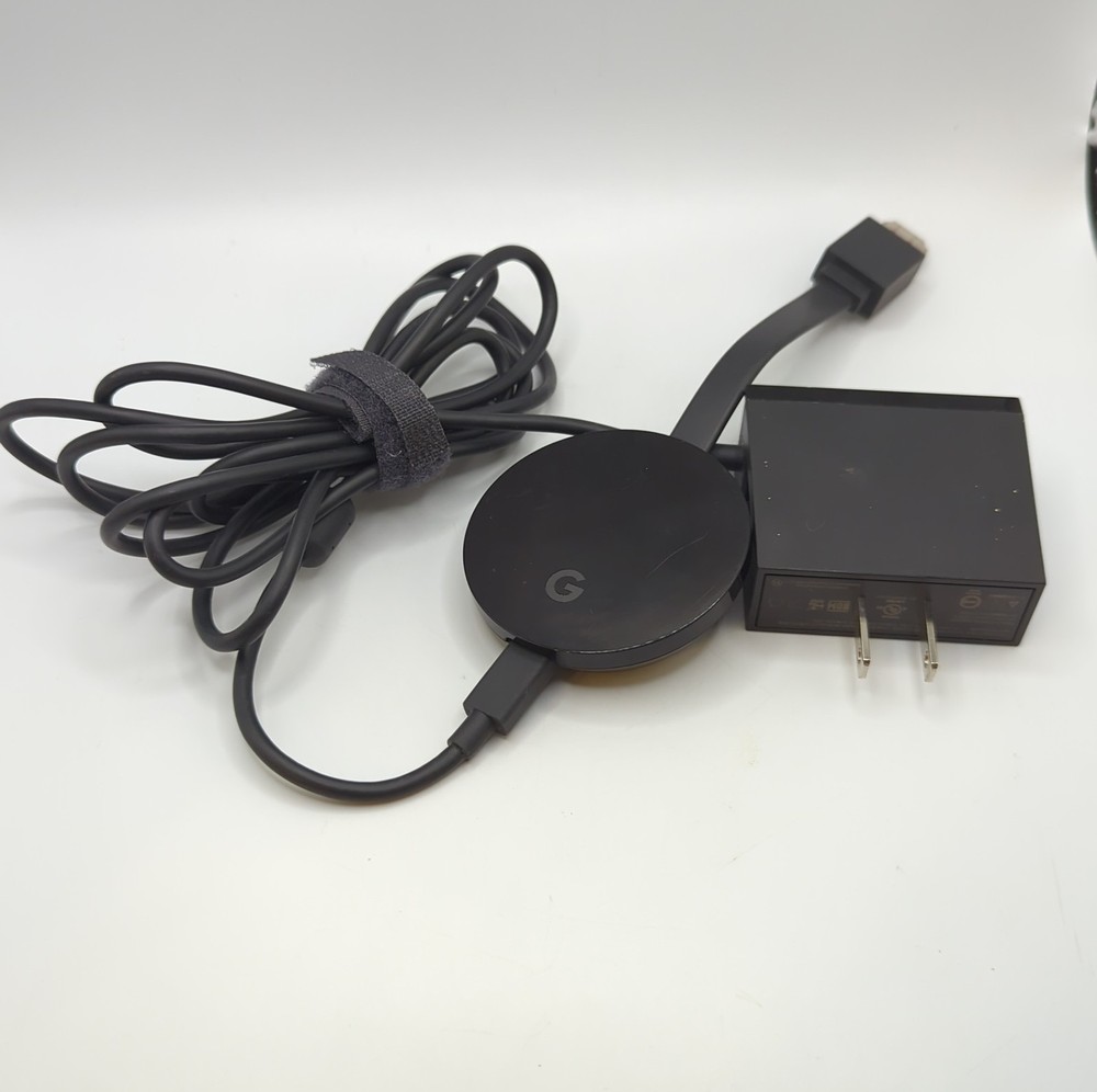 Google Chromecast Ultra 4K HD NC2-6A5-D w/Power Ethernet Adapter – Tested
