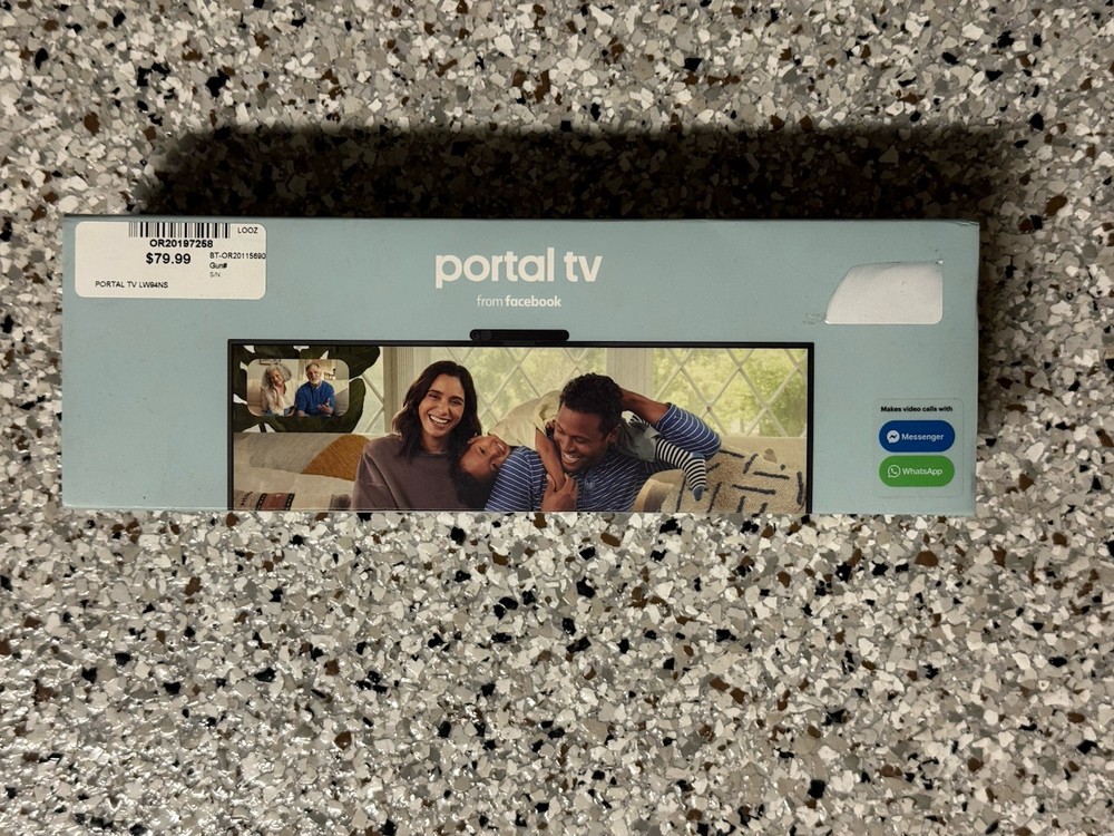 Facebook Portal TV Smart Video Calling Alexa LW94NS Black