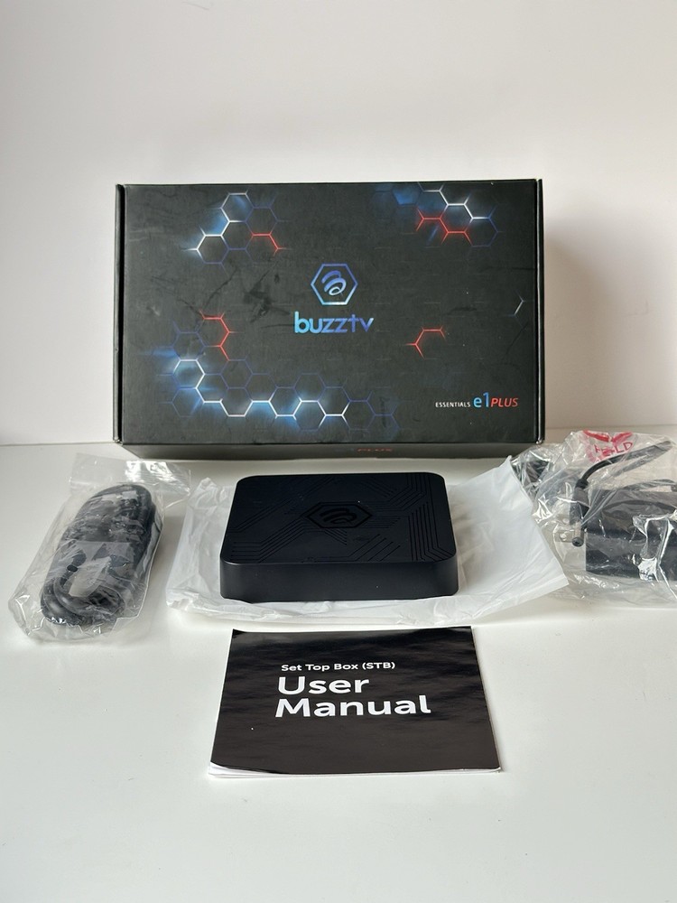 Buzztv Essentials E1 PLUS UHD 4K Android SET TOP Box 2GB RAM 16GB DDR3 NO REMOTE