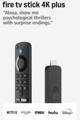2025 Amazon Firestick 4K Plus 8GB Wi-Fi 6 Fire TV Stick AI-Powered Search – New