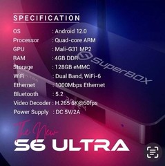 SuperBox S6 Ultra 128GB Fast Delivery 24/7 Support Satisfaction Guaranteed