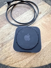 Apple TV 3rd Gen Media Streamer Black Wi-Fi Model A1427 Turns On – No Remote