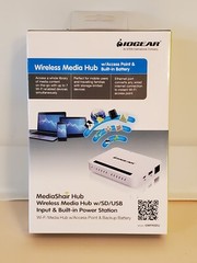 IOGEAR Wireless Media Hub Model GWFRSDU. SD / USB Input. NEW SEALED PACKAGE