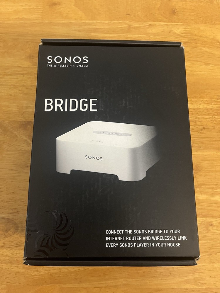 Sonos BRIDGE BR100 Wireless HiFi System – White BRIDGUS1 – with Power Supply