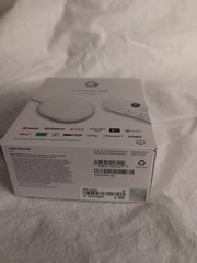 Google Chromecast with Google TV (Snow) Model GA01919-US 4K UHD