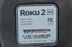 Roku 2 XD (2nd Generation) Media Streamer 3050X – W/Remote