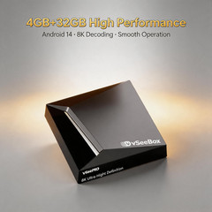 2026 vSeeBox V6 Pro – Streaming Smart Media Device – Free Same Day Shipping