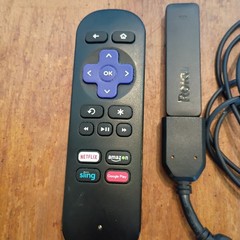Roku Streaming Stick 3600X HDMI Media Streamer Remote Power Tested Working