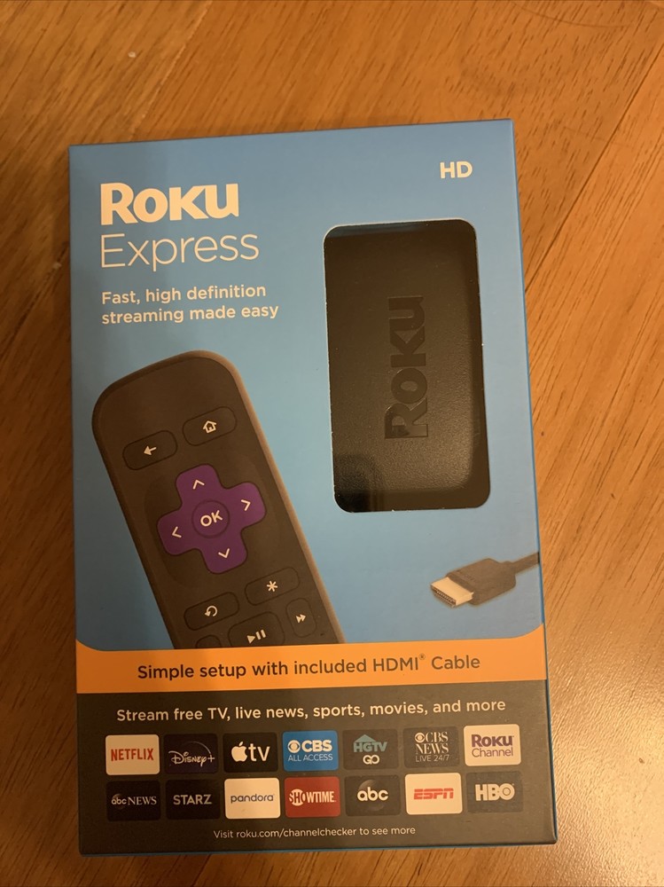 Roku 3930R Express HD Streaming Media Player 2019 – Black