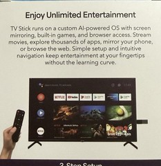 Smart TV Stick 4K 1080P Chromecast Built in Android TV Google Assistant Remote