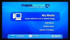 D-Link DSM-520 Wireless HD Media Player, HD Video, Remote, Cables, Tested