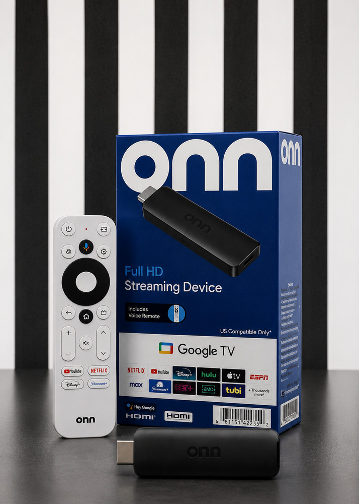 Onn. 28078468 jb Google TV 4K Streaming Box
