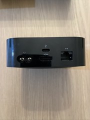 Apple TV HD (4th Gen) Model A1625 + OEM Black Siri Remote & Power Cord – Reset