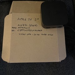 Apple TV 4K A1842 (4k 1st Gen) 64GB Streamer with cord/remote, Excellent!