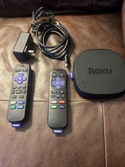 Roku Ultra 4800X 4K Streaming Media Player w 2 Remote, Adapter, HDMI TestedWorks