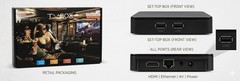 Pro 4k UCD 3840X2160 Android TV Box with remote -Internet TV 64 Bit