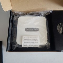 Sonos Bridge Wireless HiFi System White w/ OEM Power Supply And Ethernet Cable