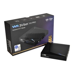 We2USat K3 PRO Android 10.0 TV Box 6K Ultra Support Netflix/YouTube/Prime Video