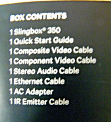 Slingbox 350 Media Player Digital HD Vidoes, Watch TV Anywhere, New, Open Box