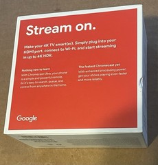 GOOGLE CHROMCAST ULTRA 4K HDR MEDIA STEAMER NC2-6A5-D