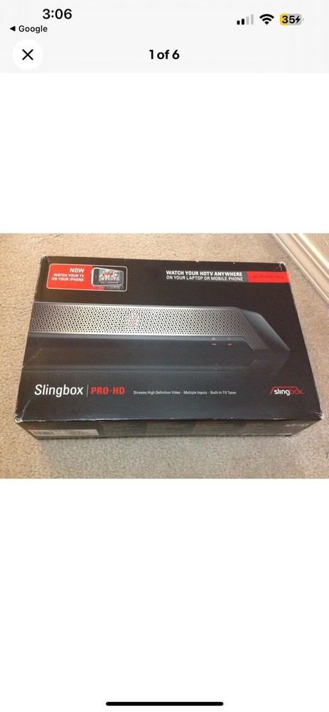 Used In Box Slingbox PRO-HD SB300-100 Complete Digital Media Streamer Wi-Fi