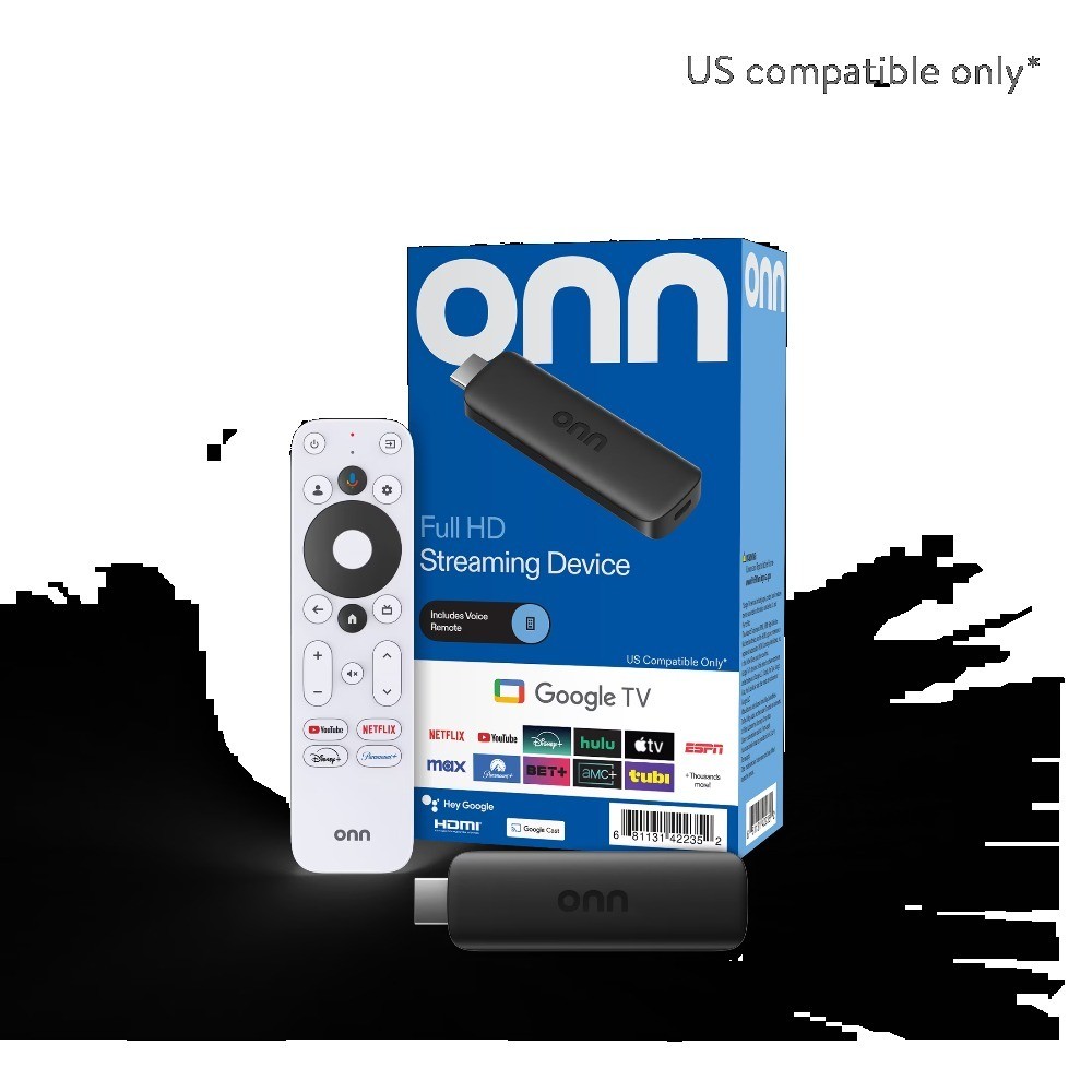 Full HD Streaming Media Player with Google TV, Fast Streaming Performance, 8GB