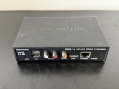 Autonomic MMS-1e Mirage Media Streamer Black HDMI Ethernet USB Coax Outputs