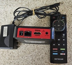 Netgear Neotv Streaming Player NTV200-Unit Only- with remote & with Pwr Crd.