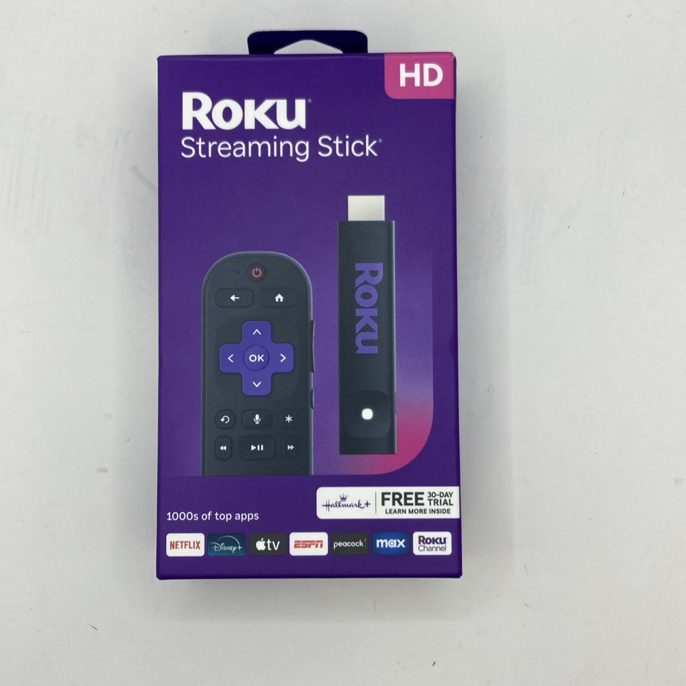 NEW Roku Streaming Stick HD Media Player w/ Voice Remote – MR