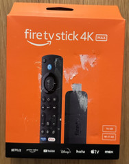 AMAZON FIRE TV Stick 4K MAX, Wi-Fi 6E, 2.0 GHz, 16GB/ALEXA Voice Remote Enhanced