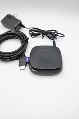 Roku 3 Media Streamer 4200X With AC Adapter/ HDMI Cable- Used no Remote