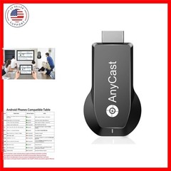 4K/1080P Anycast M100 Wireless Display Adapter, WiFi Display Dongle HD Screen…